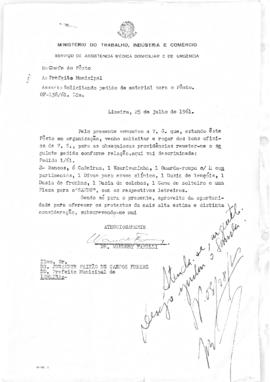 [Solicitação de pedido de material para posto de saúde]