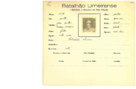 Ficha de Identificação do Batalhão Limeirense Sebastião Moura